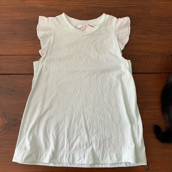 Wilfred Flutter Sleeve Shirt - Picture 1 of 4